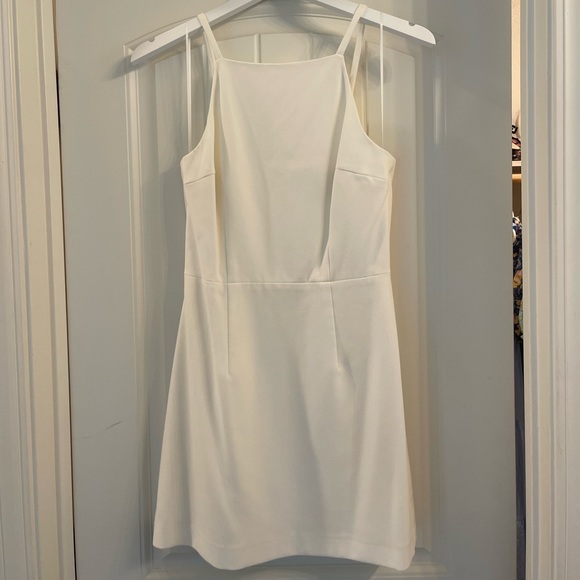 French Connection whisper square neck strappy dress - Picture 4 of 7